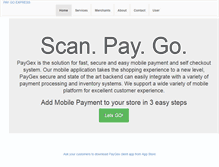 Tablet Screenshot of paygex.com